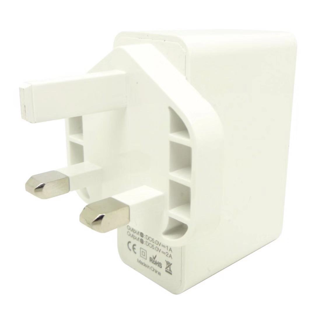 (WHITE)Skyblue 2Ports USB Travel Charger EC211 2.1A (READY STOCK)